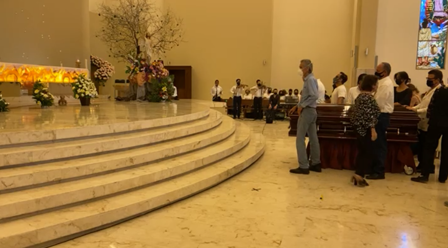 Ceremonia de misa de cuerpo presente de Abel Murrieta
